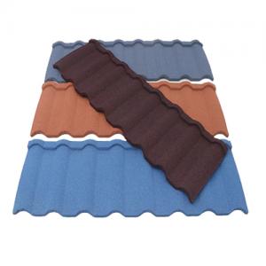 Colorful Stone-Coated Metal Roofing Tiles