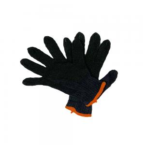 Black gray cotton yarn gloves wear-resistant thick line gloves protective gloves